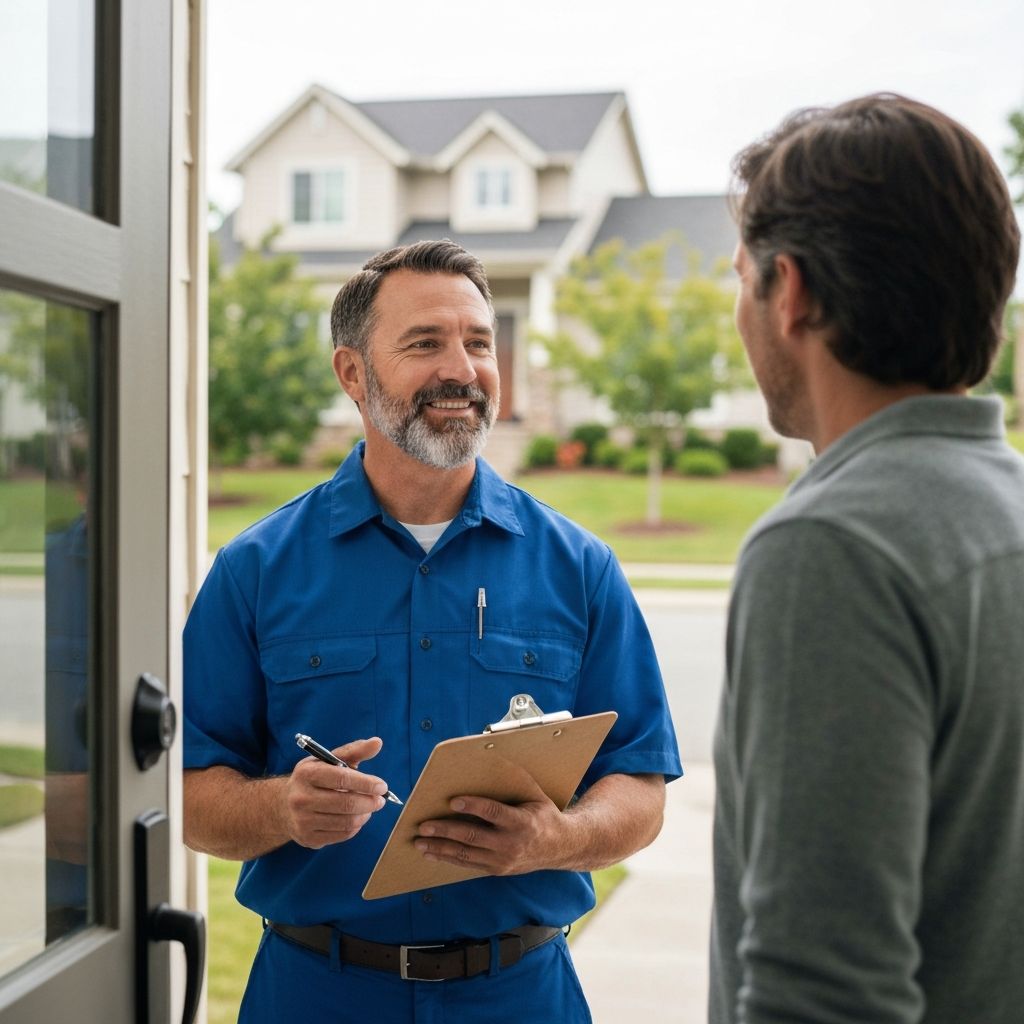 Professional home services consultation